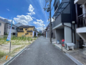 寝屋川市三井南町　土地分譲地