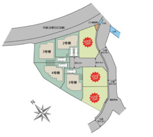 茨木市北春日丘1丁目　新築分譲地